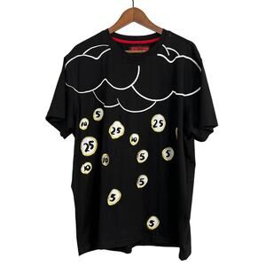 NEW! Bass x Ron Bass Graphic Tee Black Short Sleeve - 2XL